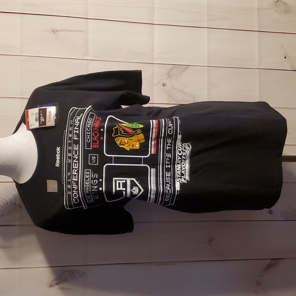 NWT REEBOK 2014 KINGS/BLACKHAWKS STANLEY CUP PLAYOFFS